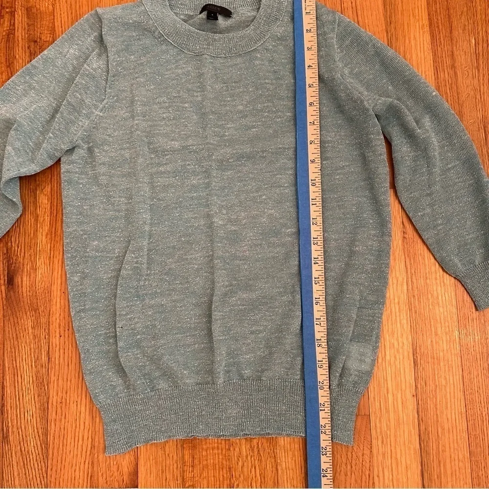 J crew 3/4 Sleeve Light  Lightweight Crewneck Sweater Womens S (j10)